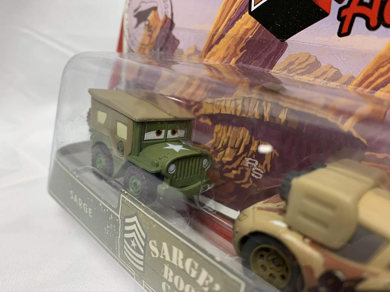 Машинки Cars Mini 2-шт Сарж/Пустельний Камо Маккуїн, фото №3