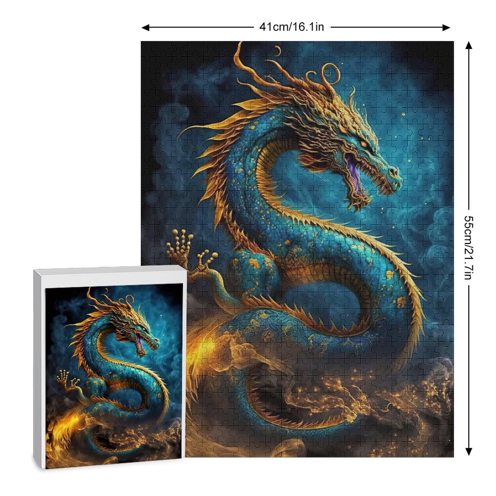 Дерев'яний пазл Dragon 500 елементів 55 x 41 см, фото №2
