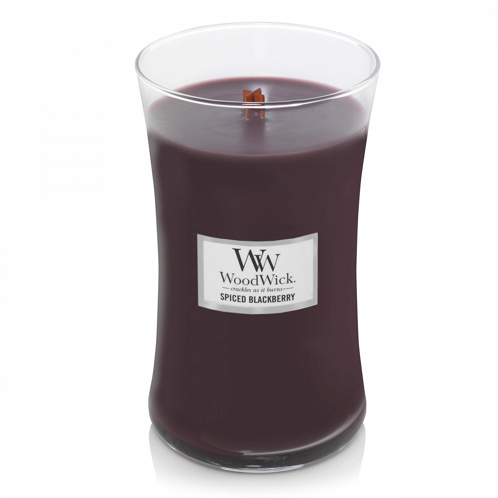 Свеча WoodWick Большая Ароматизированная в Банке Часовня с Потрескивающим Фитилем Гранат до 130 часов Времени Горения, фото №2