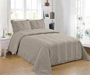 Покривало MS Hometex Interiors Покривало 150-220 Бежевий - Фото 1