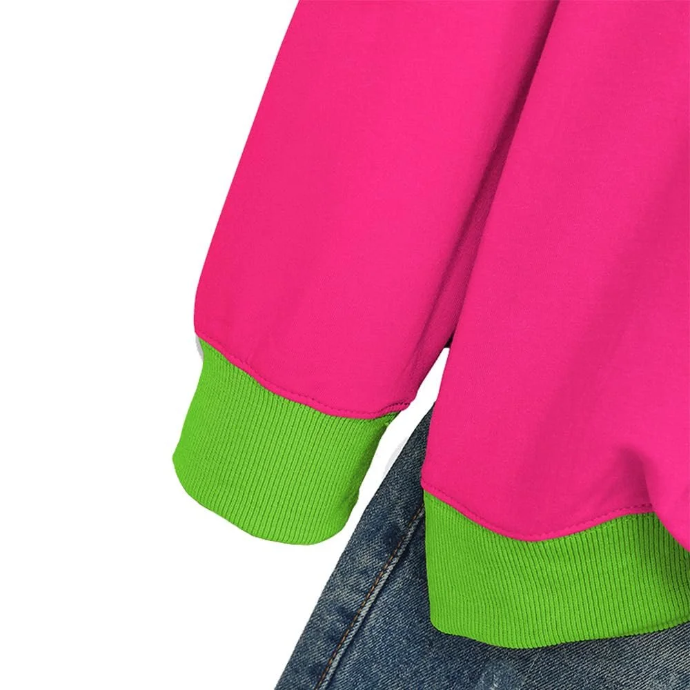 Жіночий світшот MLZHAN Однотонний осінньо-зимовий з круглим вирізом і довгими рукавами, фото №5