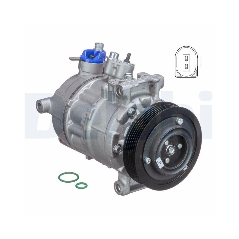 Компрессор кондиционера DELPHI TSP0155997 для AUDI SEAT SKODA VW, фото №1 Компрессор кондиционера DELPHI TSP0155997 для AUDI SEAT SKODA VW, фото №1