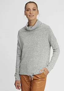 Жіночий Светр OXMO OXBelma з коміром-трубою synthetic.ua - Фото 1