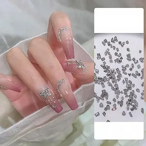 Стразы Циркон Блестящие для Ногтей 3D Формы 2-3 мм 100 шт. synthetic.ua - Фото 1
