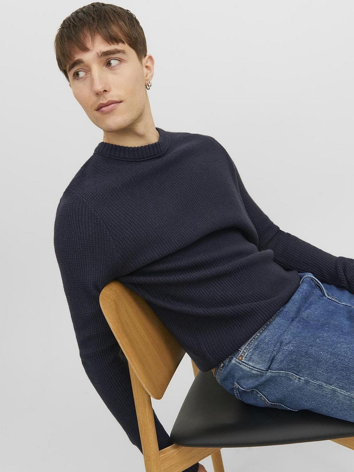 Вязаний пуловер з круглим вирізом JACK & JONES Jorkyle для чоловіків, фото №7
