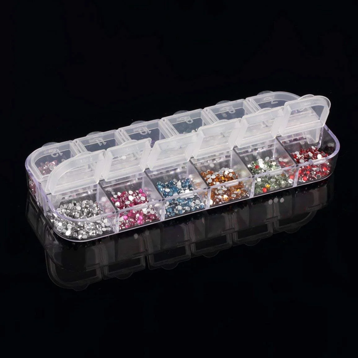 Микс Цвета Капля Стразы для ногтей Блестки Красивое украшение Инструменты для макияжа (Разноцветный), фото №8