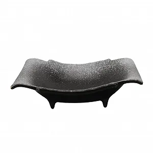 Форма для запекания керамическая прямоугольная в японском стиле с эргономичными ручками маленькая - Фото 1