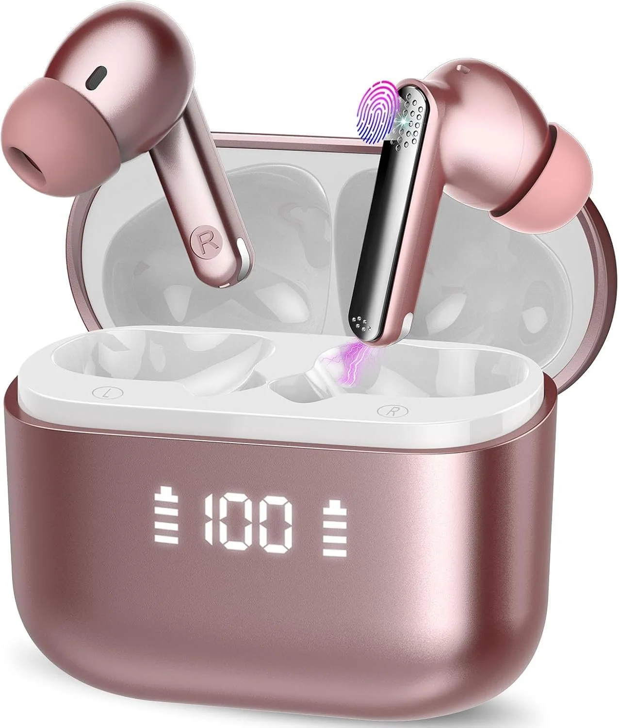 Навушники-перекладачі Rose Gold, фото №1