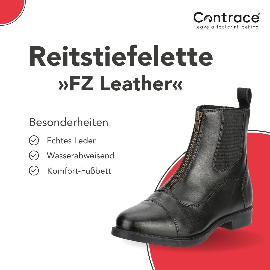 Челси Contrace Frontzip Leather Ботильоны Кожаные, фото №2