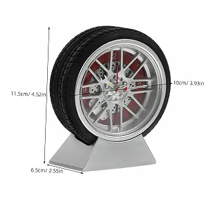 Настольные часы PartyKindom в виде автомобильной шины, ABS synthetic.ua - Фото 1