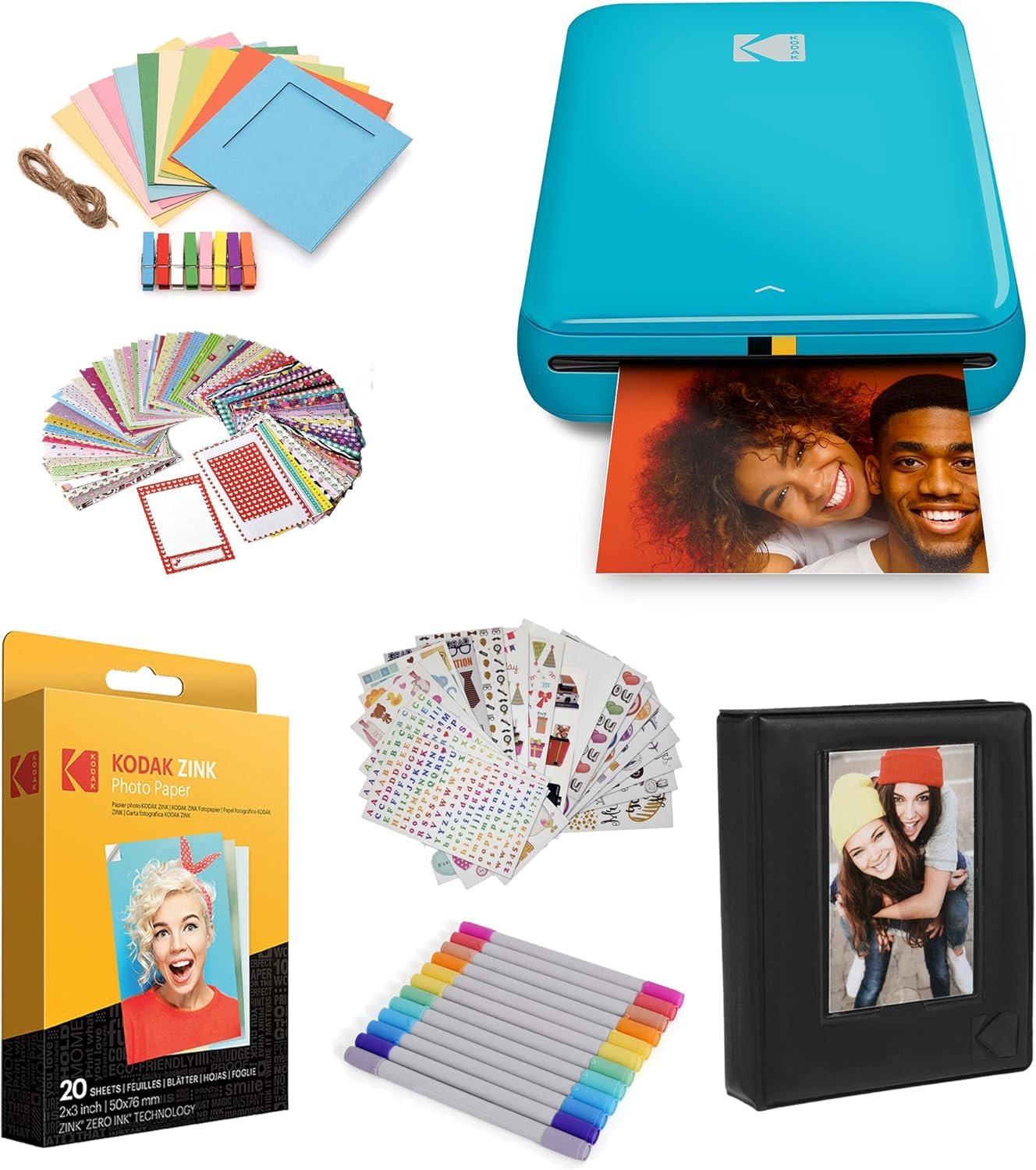 Портативний принтер KODAK STEP Instant / Blue, фото №1