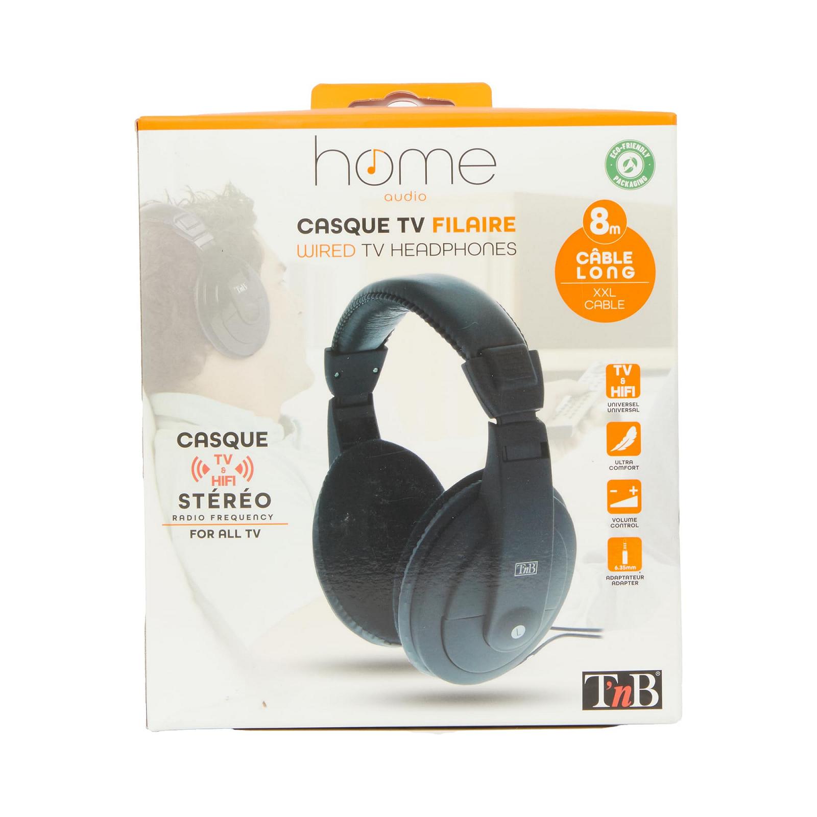 Наушники T'nB Home CSHOME1 Hi-Fi с адаптером 6.35 мм / 8 м кабель, фото №5