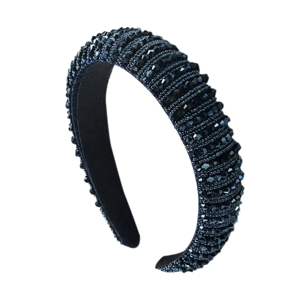 Обруч для волос со стразами, фото №5