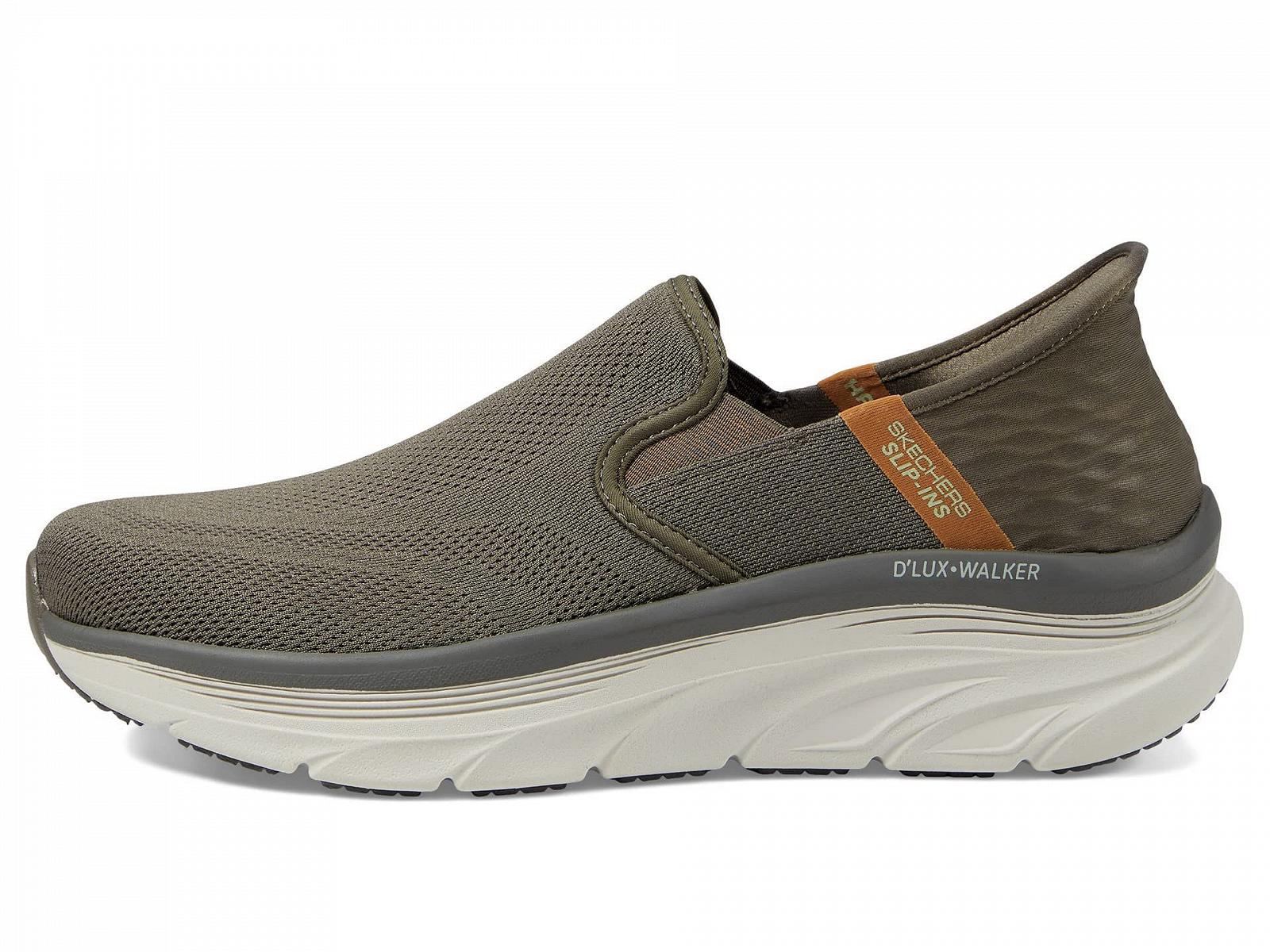 Кроссовки Skechers D'lux Walker мужские, бело-черные, фото №5