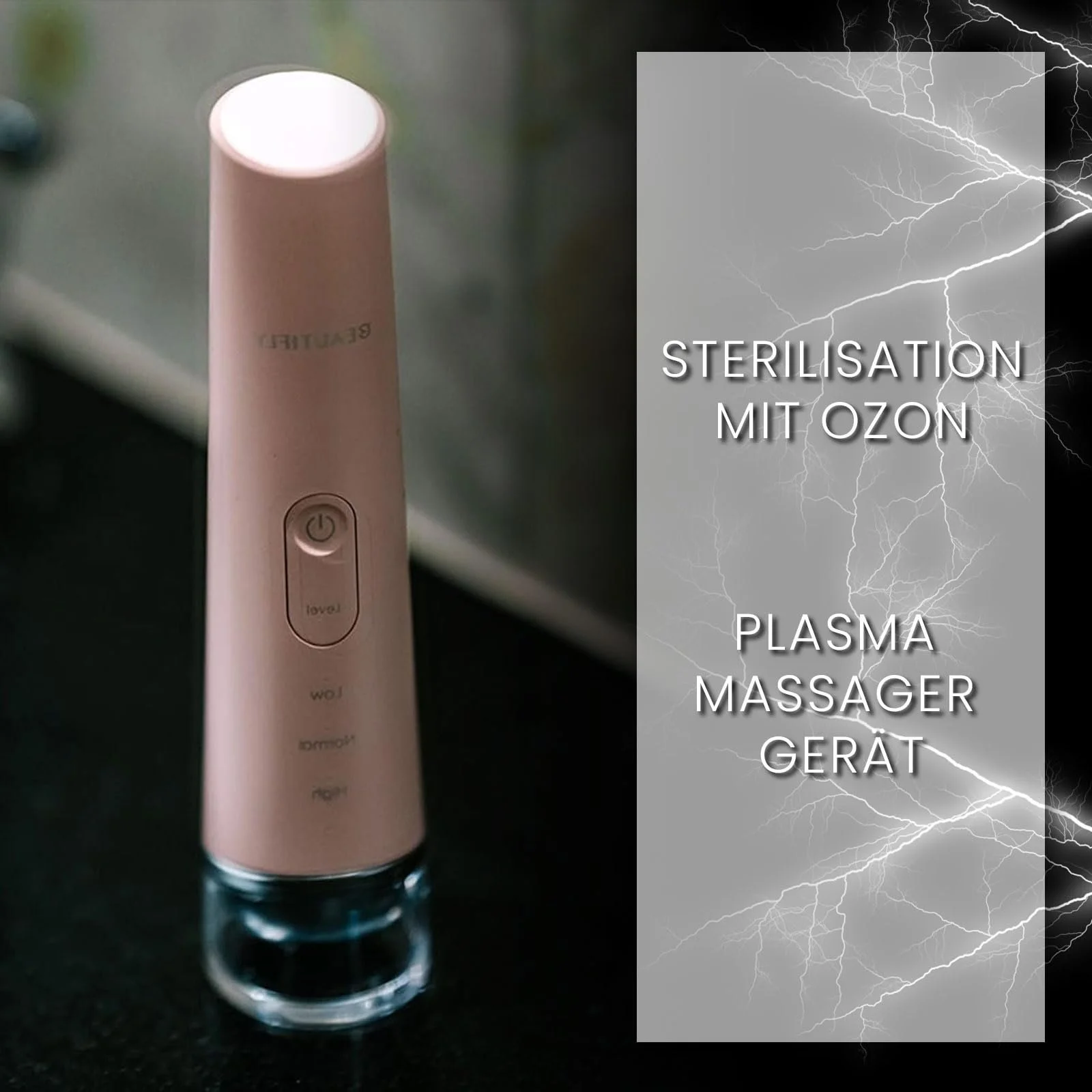 Плазмова ручка Beautifly B-Plasma Blush Масажер проти акне Антивіковий, фото №5