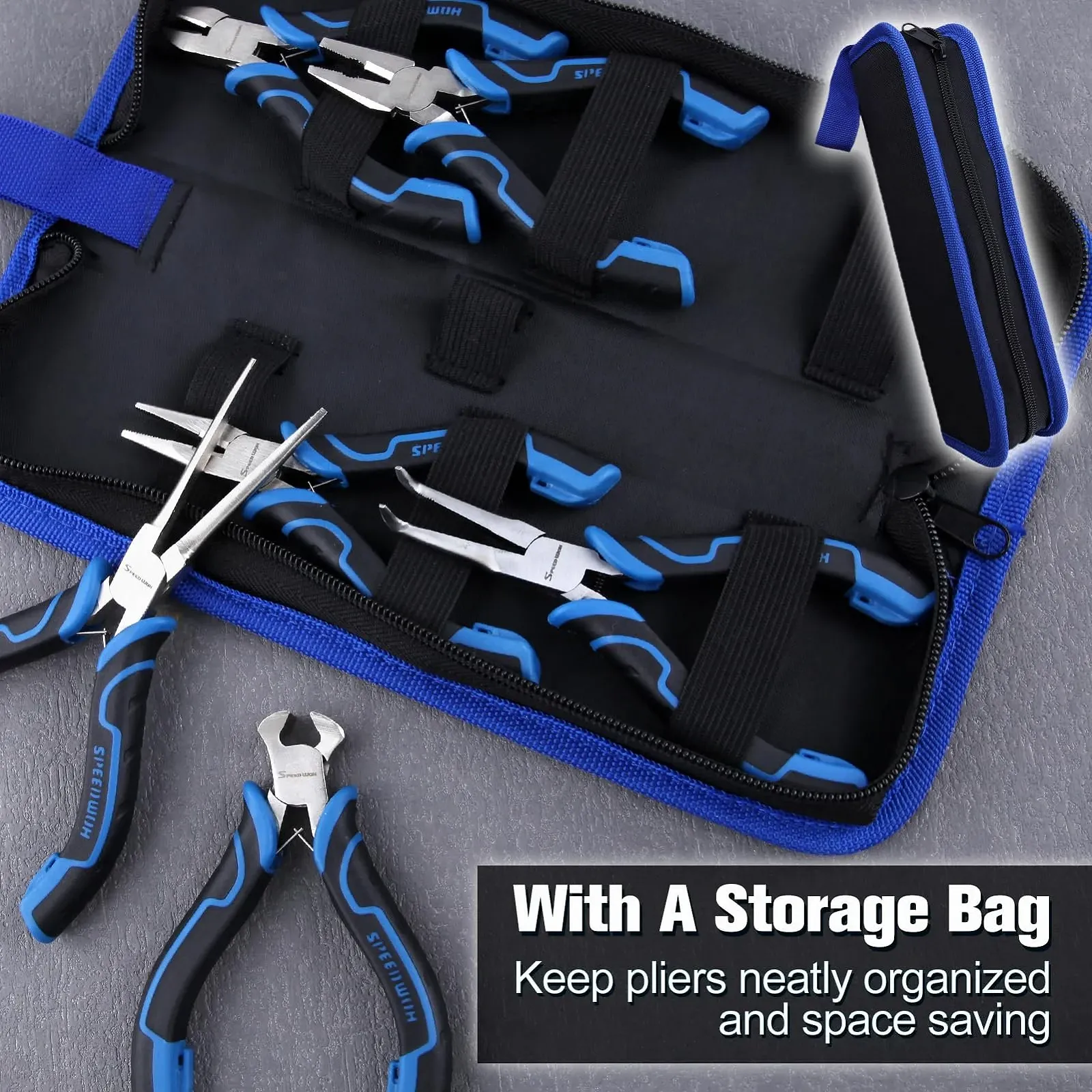 Набор мини-плоскогубцев SPEEDWOX 6 шт. - Иглогубцы, боковые кусачки, иглогубцы, длинногубцы и линейные плоскогубцы для изготовления ювелирных изделий, бисероплетения, фото №6 Набор мини-плоскогубцев SPEEDWOX 6 шт. - Иглогубцы, боковые кусачки, иглогубцы, длинногубцы и линейные плоскогубцы для изготовления ювелирных изделий, бисероплетения, фото №6