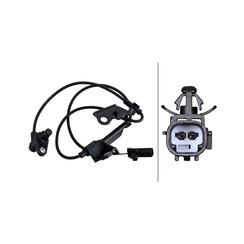 Датчик частоти обертання колеса HELLA 6PU 230 048-921 для TOYOTA, передня вісь справа, фото №1