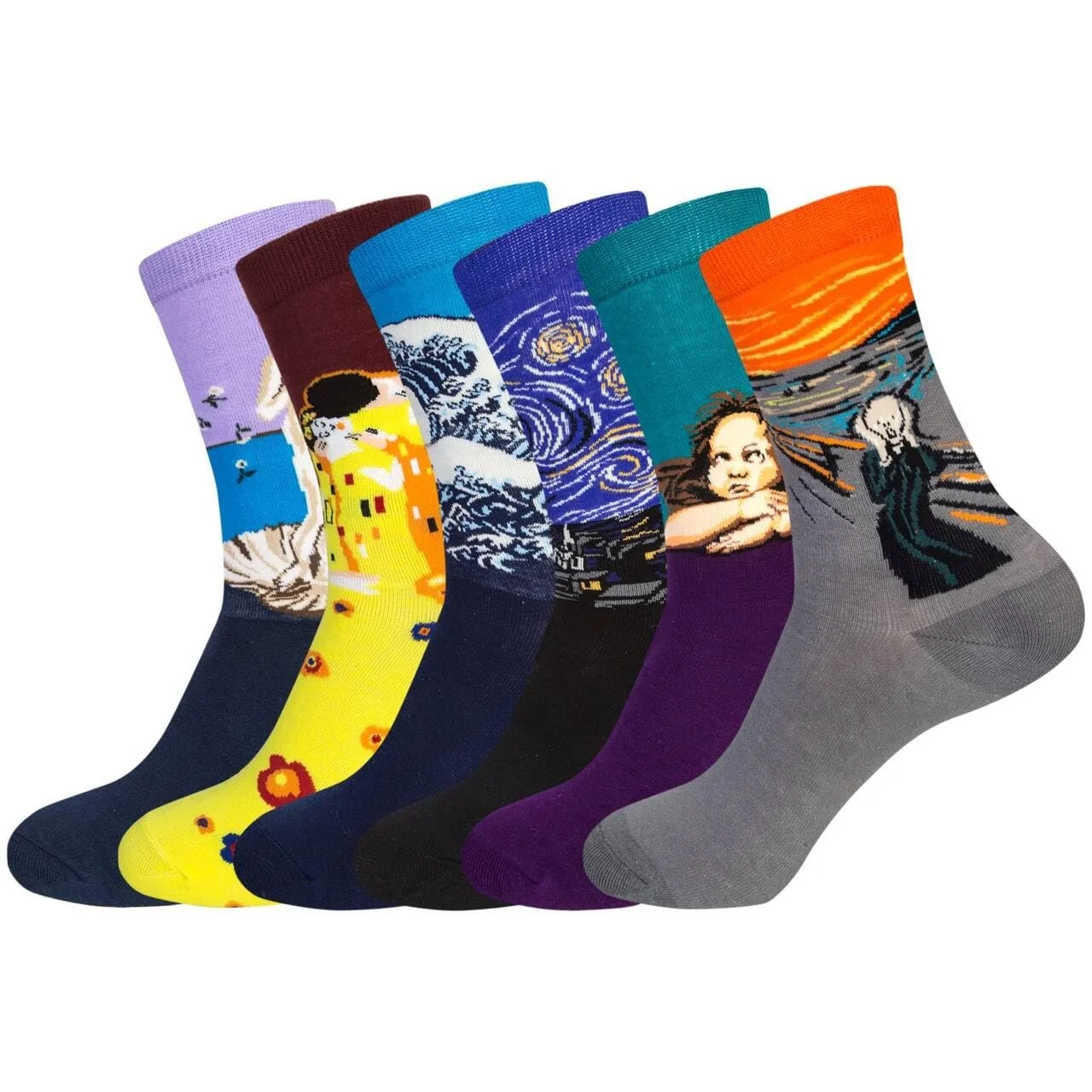 Шкарпетки Бавовняні з малюнком, 5 пар, One Size, фото №1