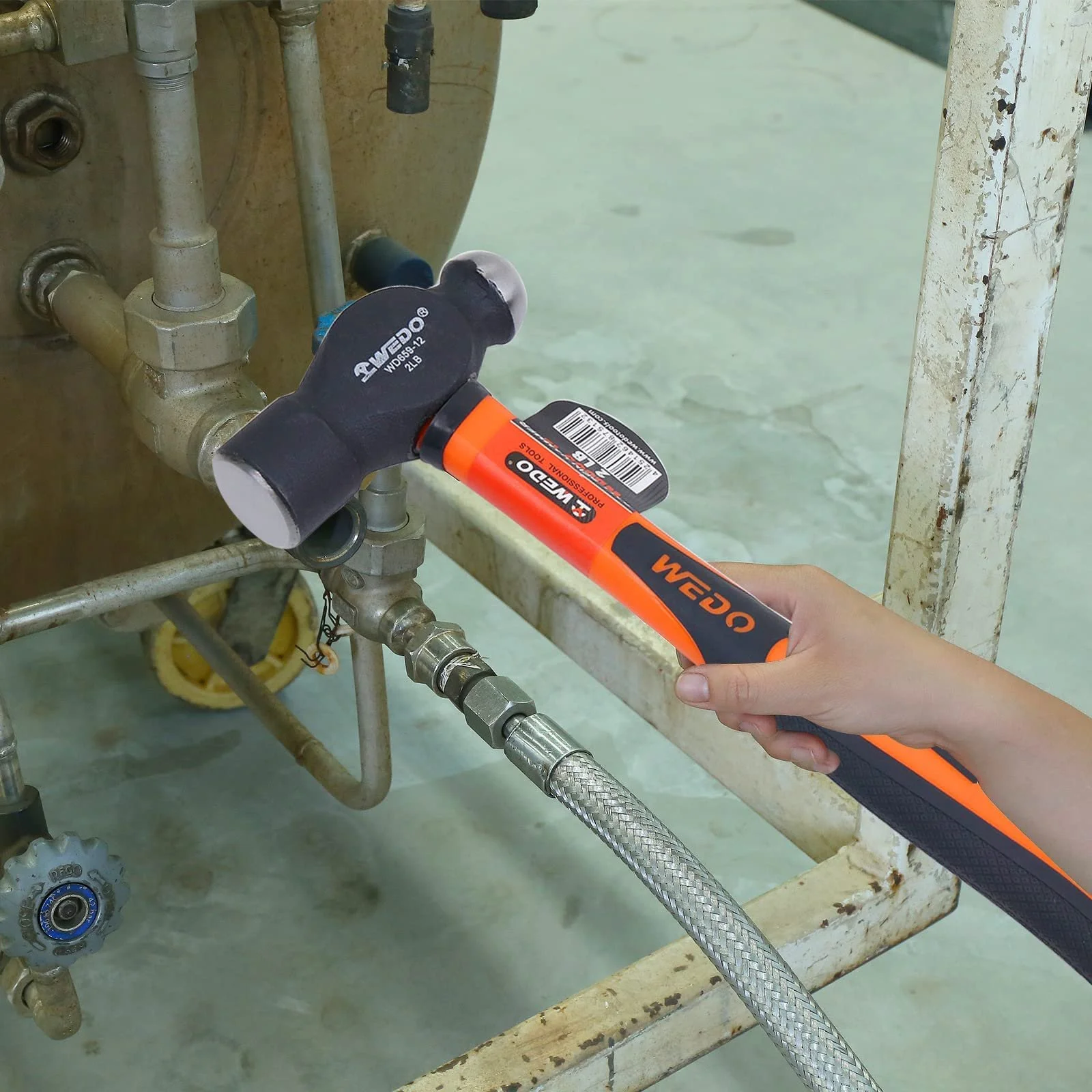 Молоток инженерный WEDO Ball Hammer 1125 g Carbon Steel 340 mm, фото №6