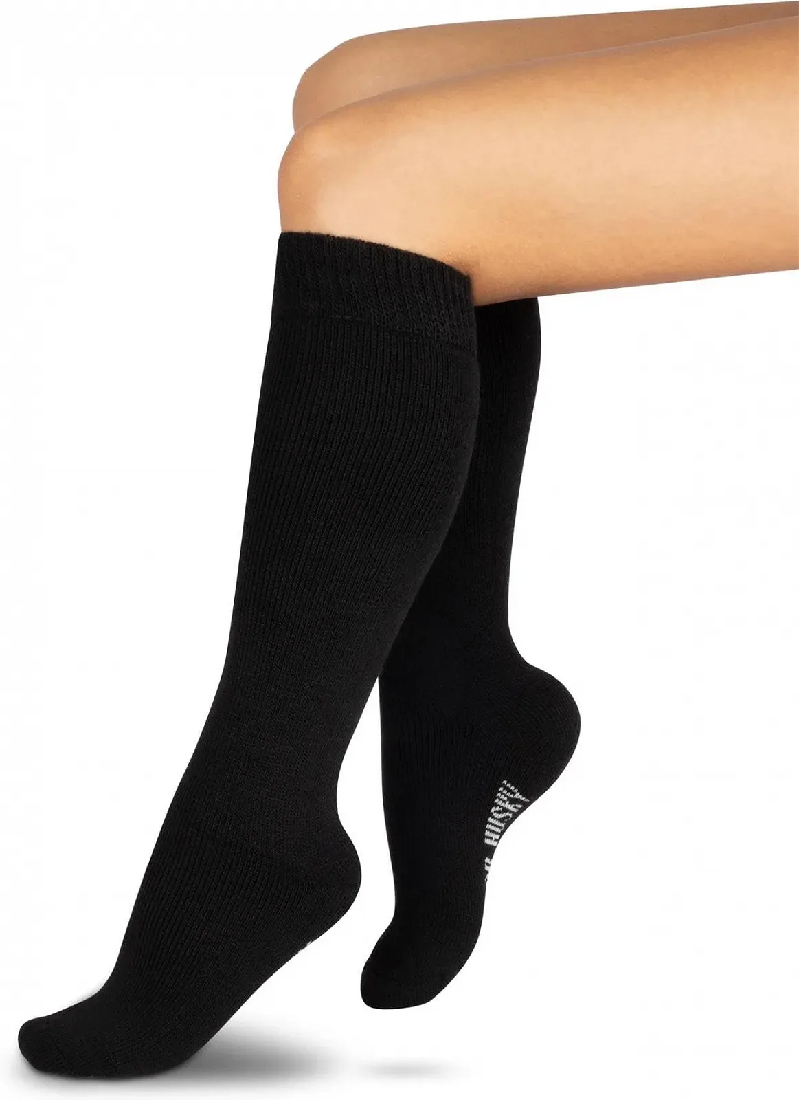 Гольфы Normani Original Polar Husky с полным плюшем и овечьей шерстью, очень теплые, идеально подходят для ботинок, чтобы никогда не мерзли ноги, черные, 6 пар, фото №2