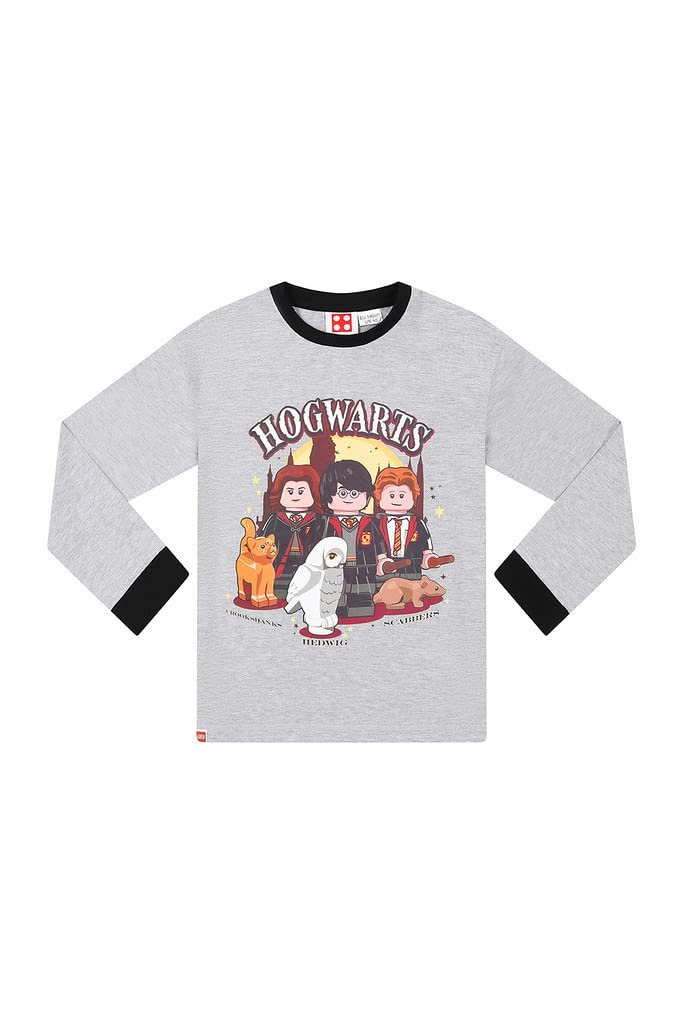 Комплект піжами LEGO Harry Potter Hogwarts довгий, фото №2 Комплект піжами LEGO Harry Potter Hogwarts довгий, фото №2
