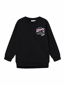 Свитшот NAME IT Nkfnukkel LS Long RLX Sweat Bru для девочек - Фото 1