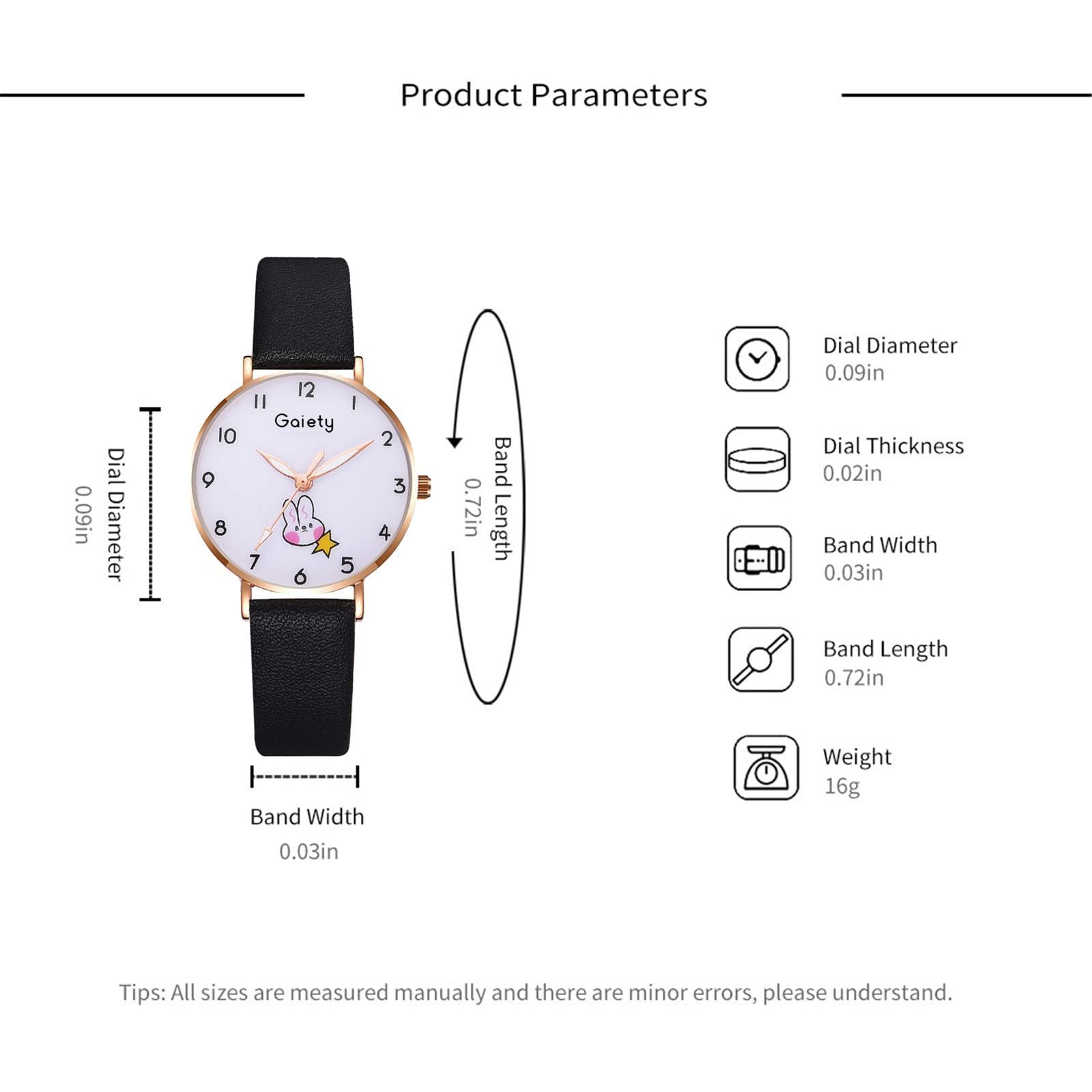 Женские часы Generisch Кварцевый механизм PU ремешок, фото №4 Женские часы Generisch Кварцевый механизм PU ремешок, фото №4