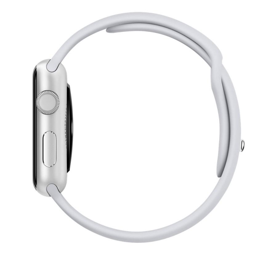 Спортивний ремішок Primolux для годинників Apple Watch 38mm 40mm 41mm розмір L White, фото №2