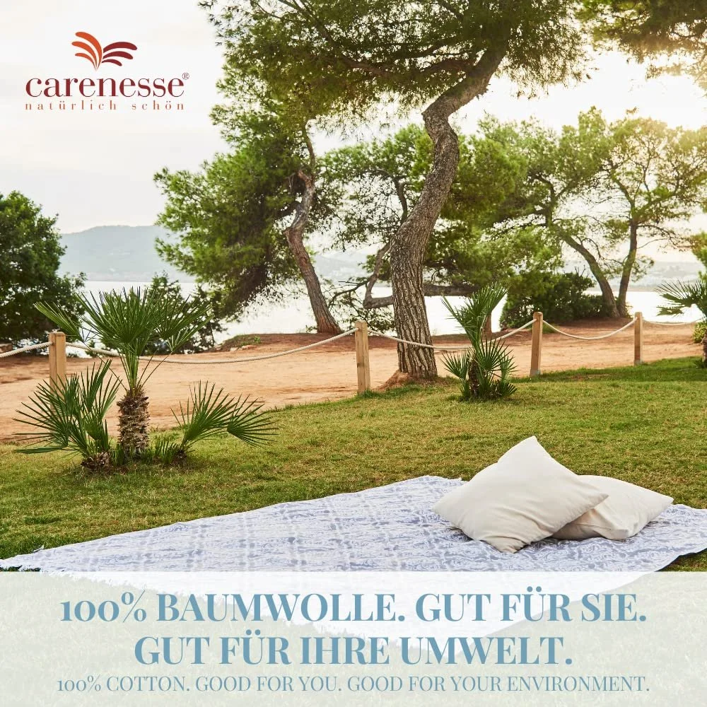 Покрывало Carenesse Односпальное Жаккардовое Baroque 150 x 200 см Petrol, фото №6