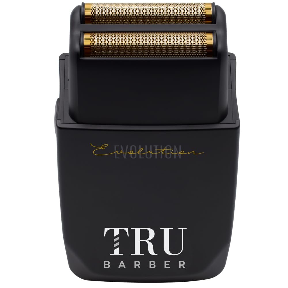 Электробритва сеточная TRU BARBER Professional 9000 об/мин титановая сетка USB-C, фото №1