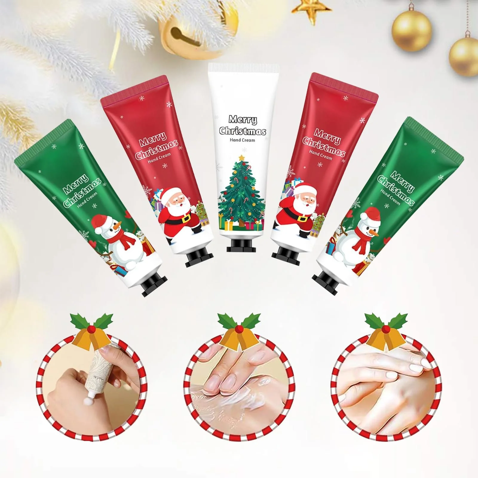 Крем для рук Набір міні-кремів для рук Зимовий крем для рук для дуже сухої шкіри, фото №2