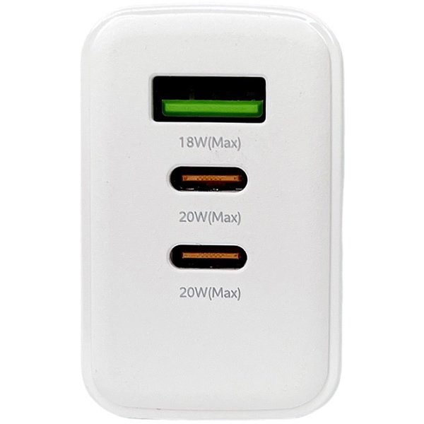 Швидка зарядка для телефону REMAX RP-U123 40Вт PD 1xType-A 2xType-C EC Білий, фото №3