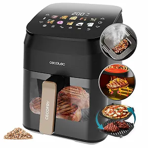Мультипечь Cecotec Cecofry & Grill Smokin' 4500 4.5 L 1900 W - Фото 1