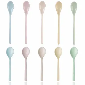 Ложка Пластикова Різнобарвна (10 шт.) - Фото 1