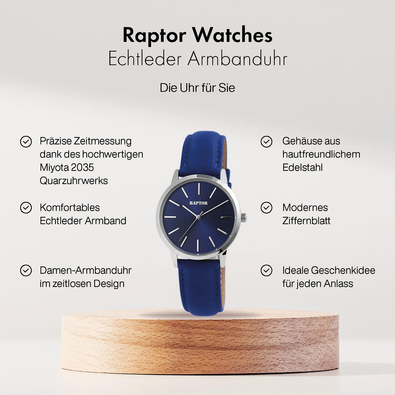 Годинник Raptor Sunny RA10214 Жіночий Шкіра Застібка Аналоговий Кварцовий, фото №2 Годинник Raptor Sunny RA10214 Жіночий Шкіра Застібка Аналоговий Кварцовий, фото №2