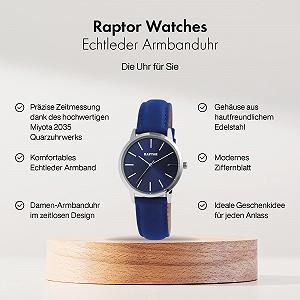 Годинник Raptor Sunny RA10214 Жіночий Шкіра Застібка Аналоговий Кварцовий synthetic.ua - Фото 1