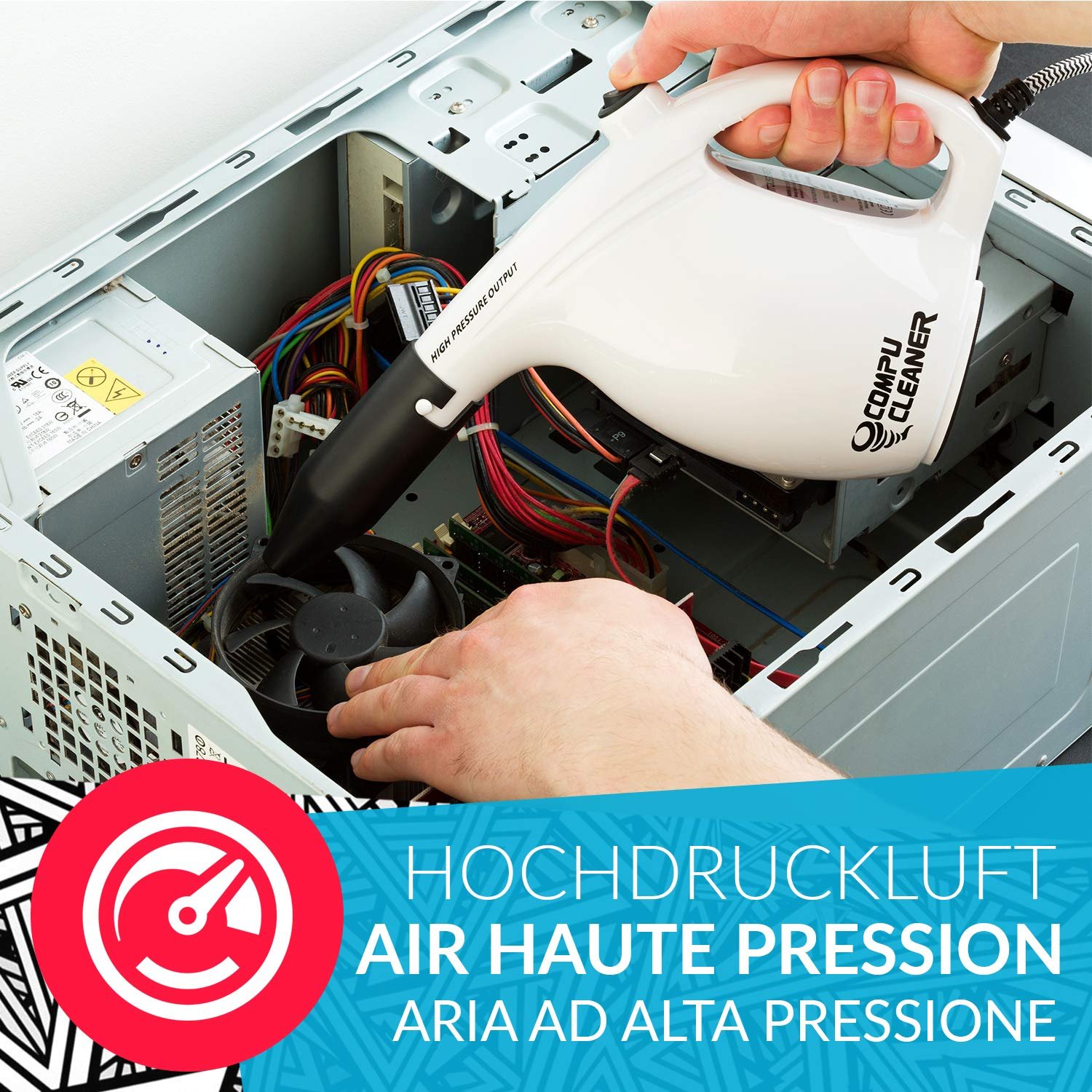 Электрическая воздуходувка CompuCleaner 500 Вт для чистки электроники, фото №2