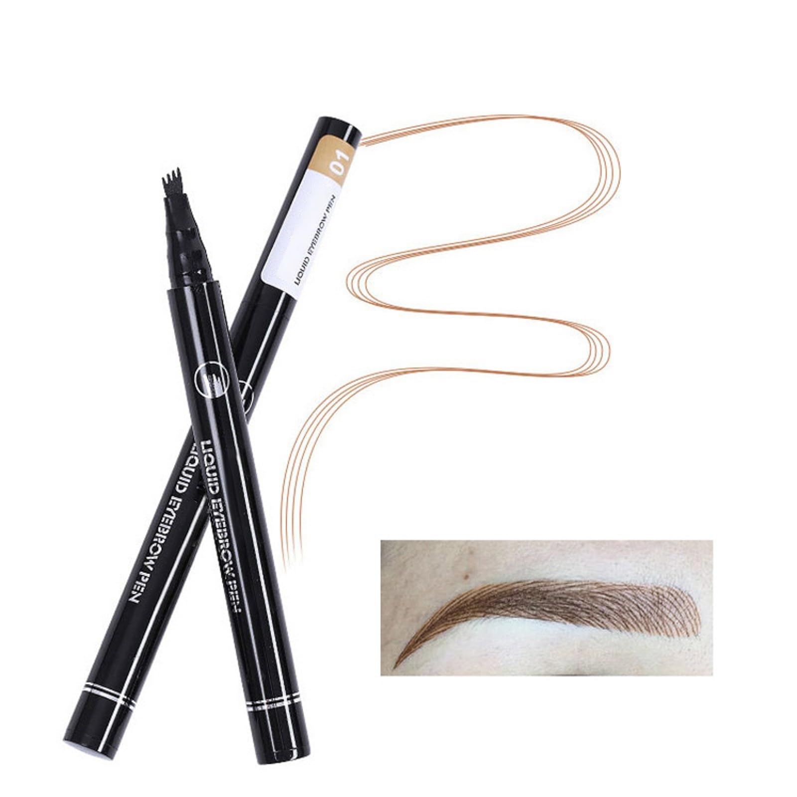 Олівець для брів 3D Wasserdichter 4-відтінковий Microblading Натуральний макіяж, фото №1