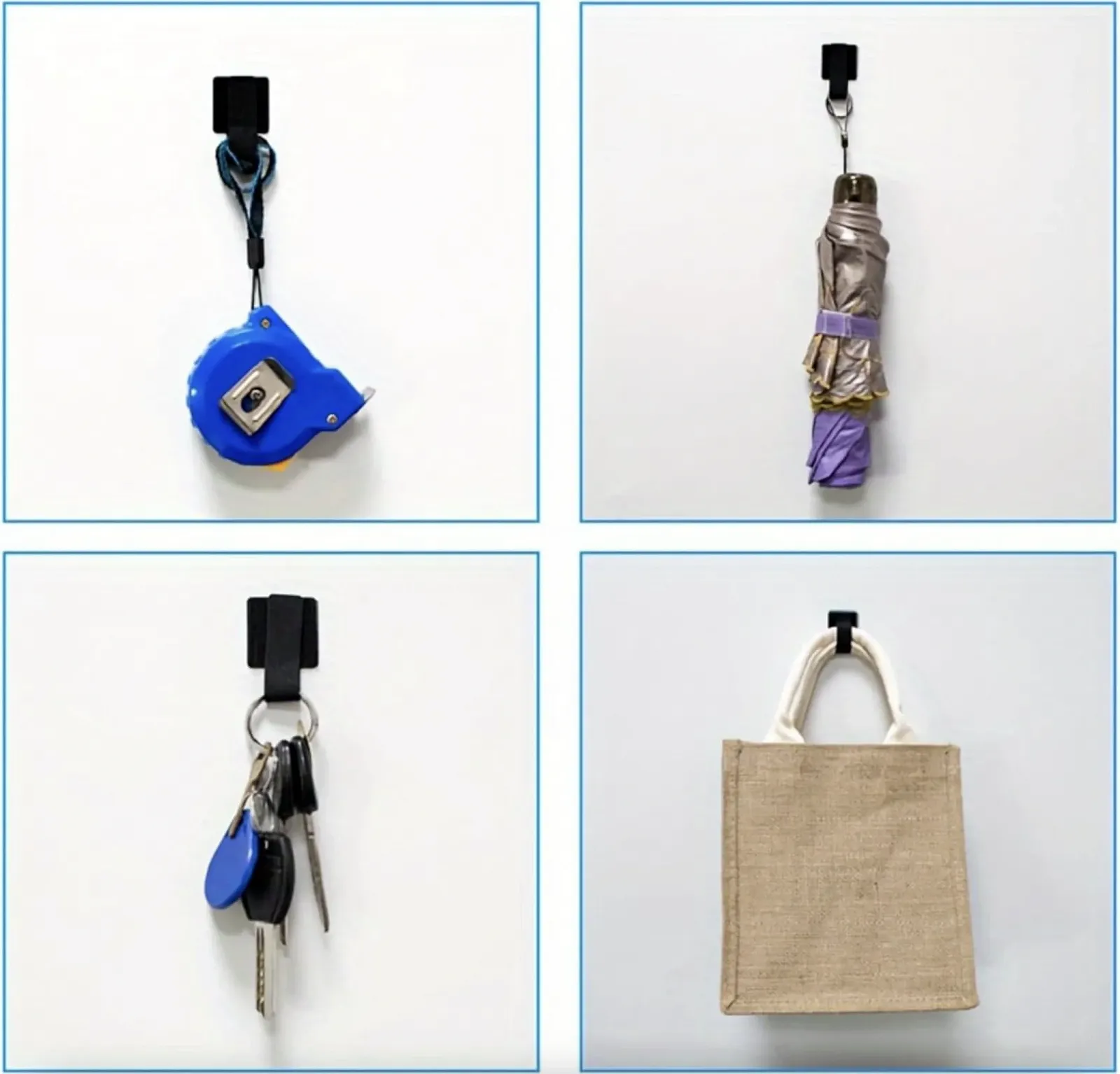 Органайзер для кабелів липучка тримач дротів JoyRo 3M L 5 шт Чорний, фото №9