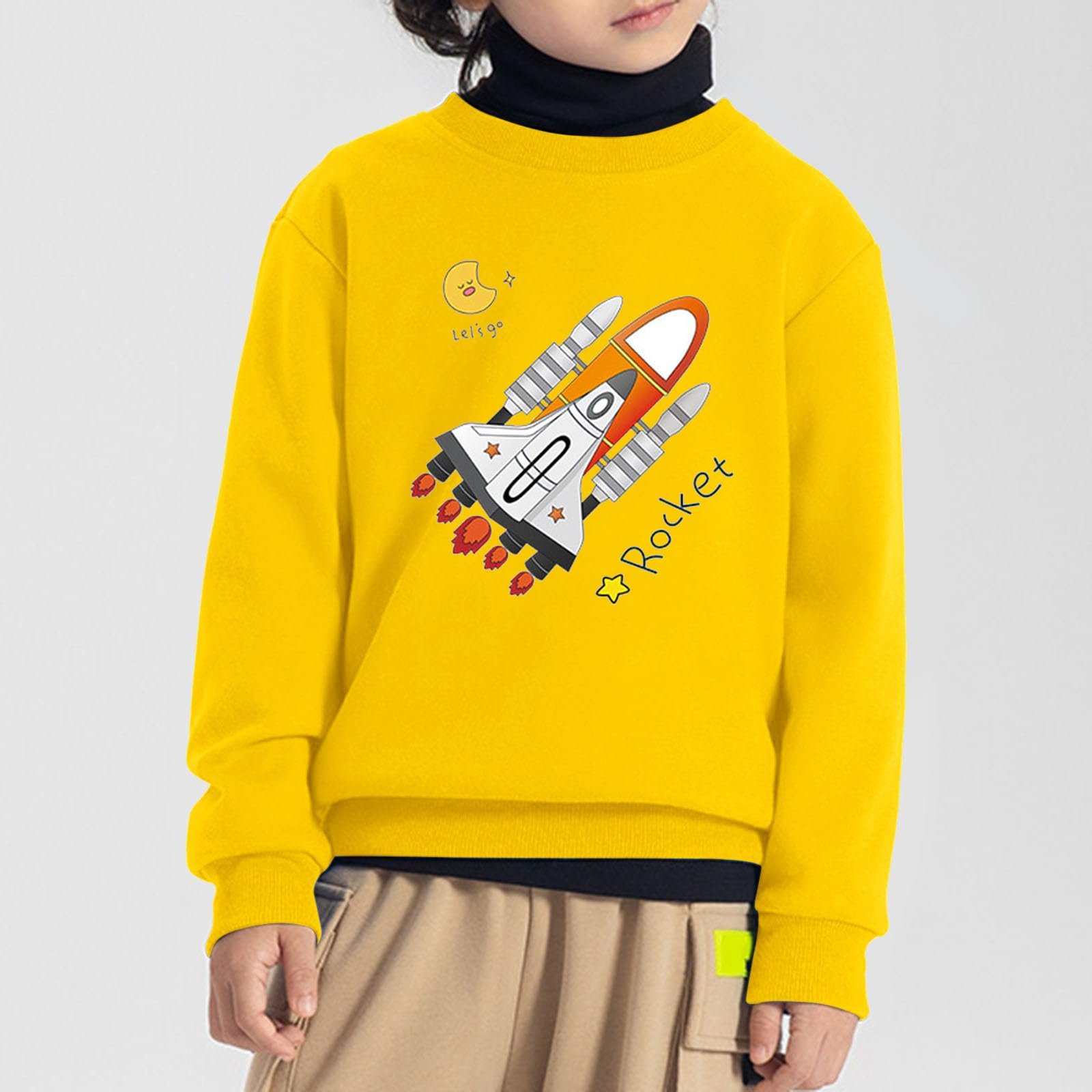 Дитяча Толстовка Generisch з принтом ракети, фото №5