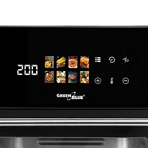Мультипіч GreenBlue GB950 10 л 1800 Вт Оглядове вікно 8 програм 70-200°C LED-панель Чорна synthetic.ua - Фото 1