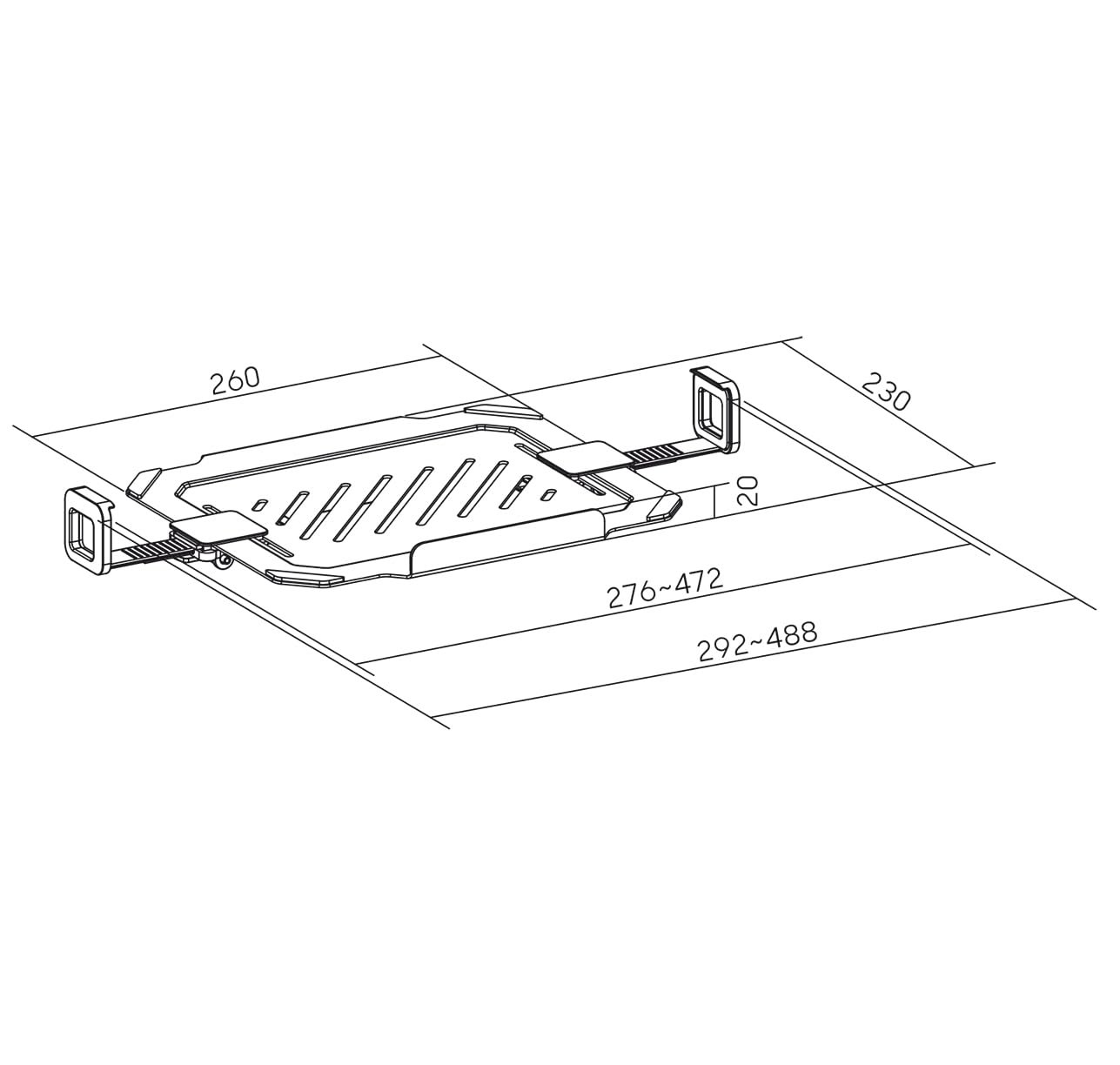 Подставка для ноутбука my wall HLA3L, фото №6 Подставка для ноутбука my wall HLA3L, фото №6