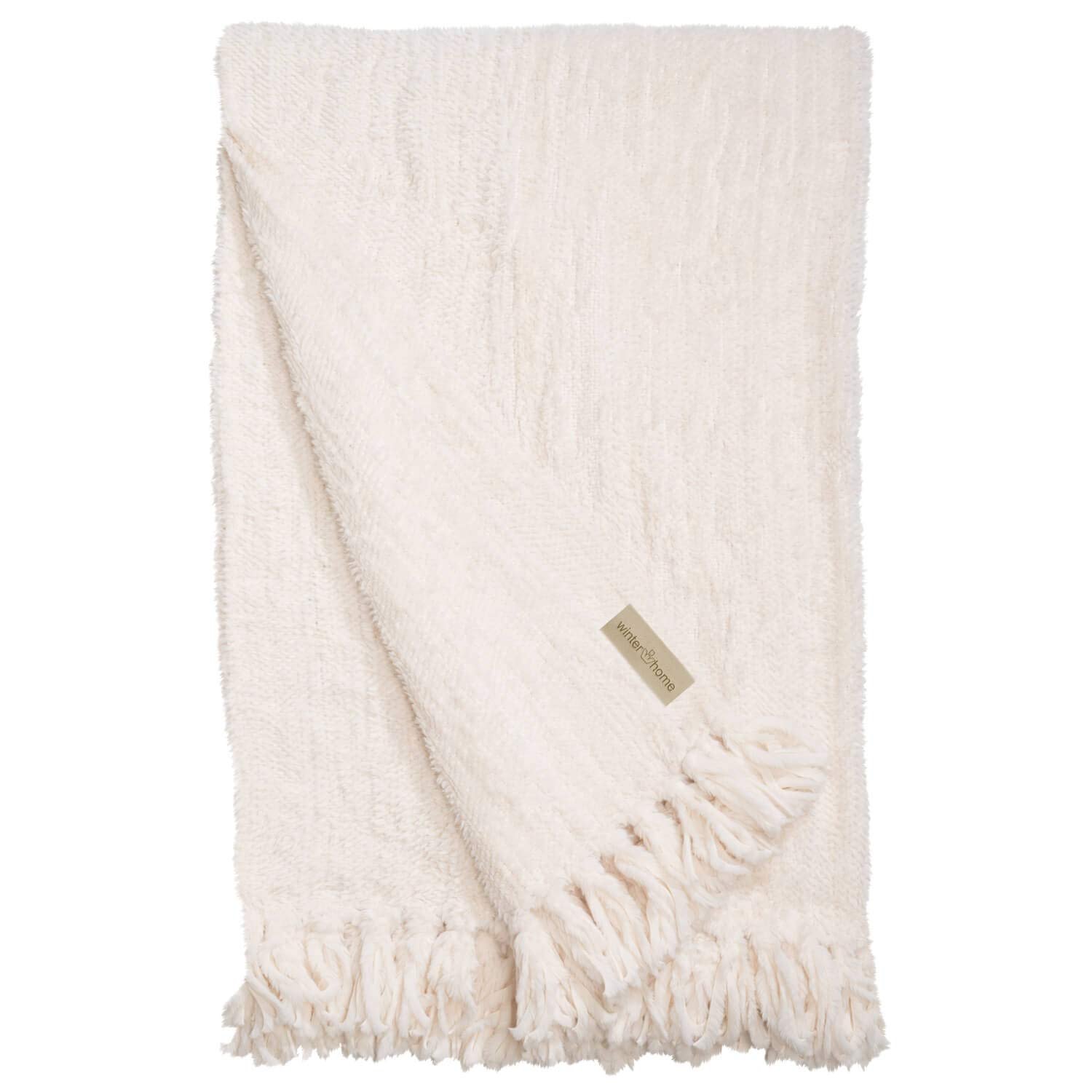 Плед Winterhome Alpine Yak Ivory Штучне хутро 130 x 180 см, фото №1