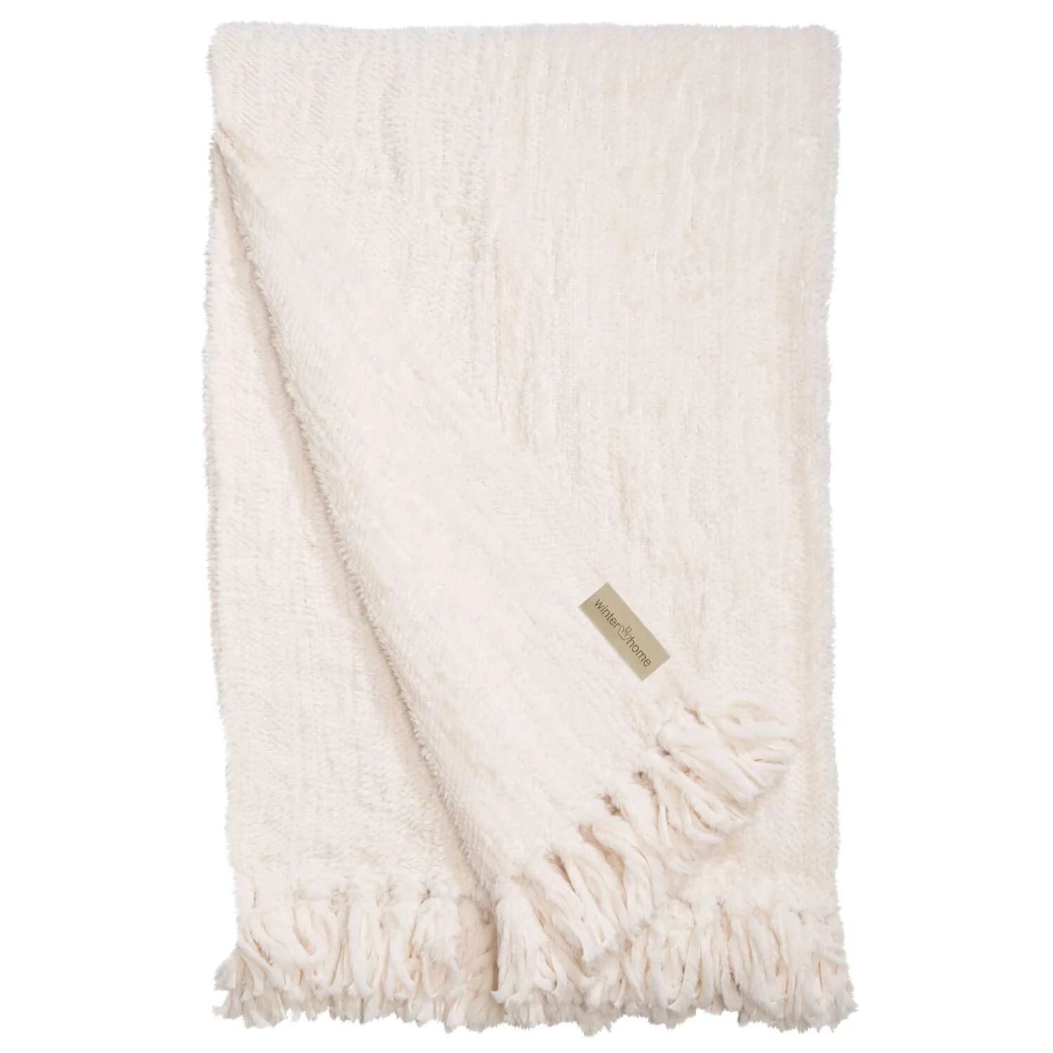 Плед Winterhome Alpine Yak Ivory Искусственный мех 130 x 180 см, фото №1