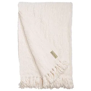 Плед Winterhome Alpine Yak Ivory Искусственный мех 130 x 180 см - Фото 1