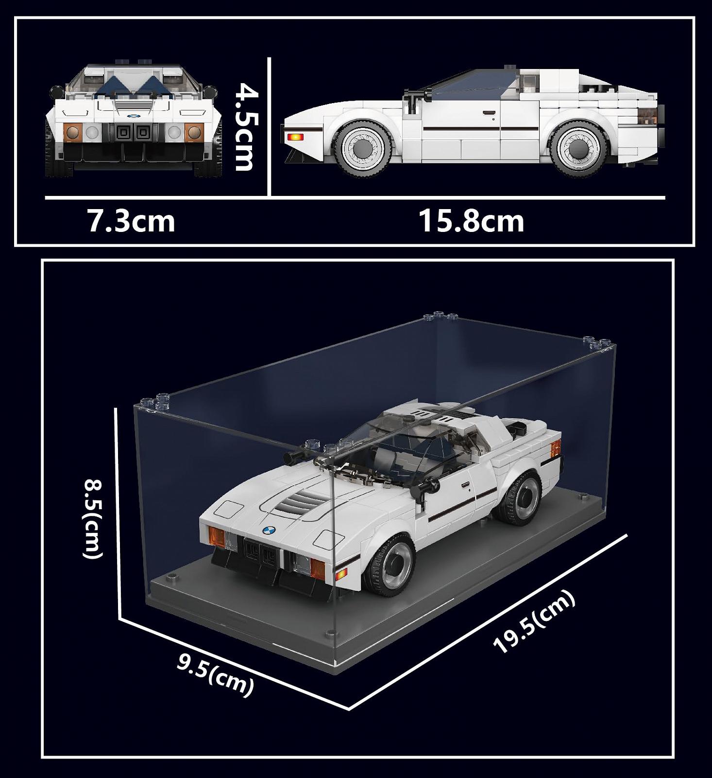 Техник Car Kit для Speed Champions 2024 Кубики автомобильная модель с витриной, фото №2