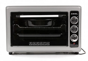 Электрическая духовка Asel AF-33-23 33 л 1300 Вт Серая - Фото 1