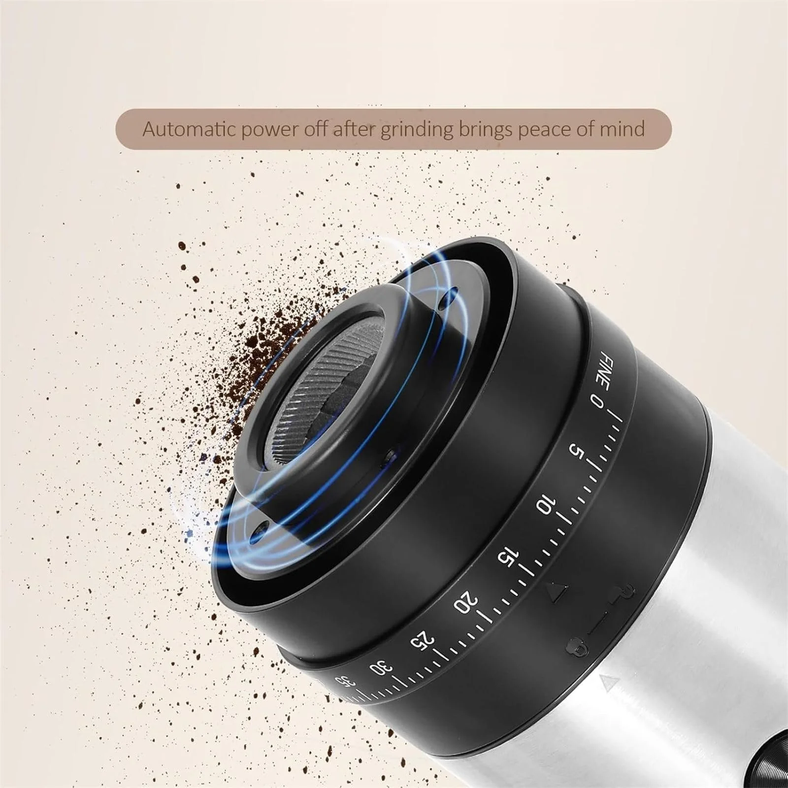 Кофемолка Espresso Grinder Аккумуляторная регулируемая, фото №4