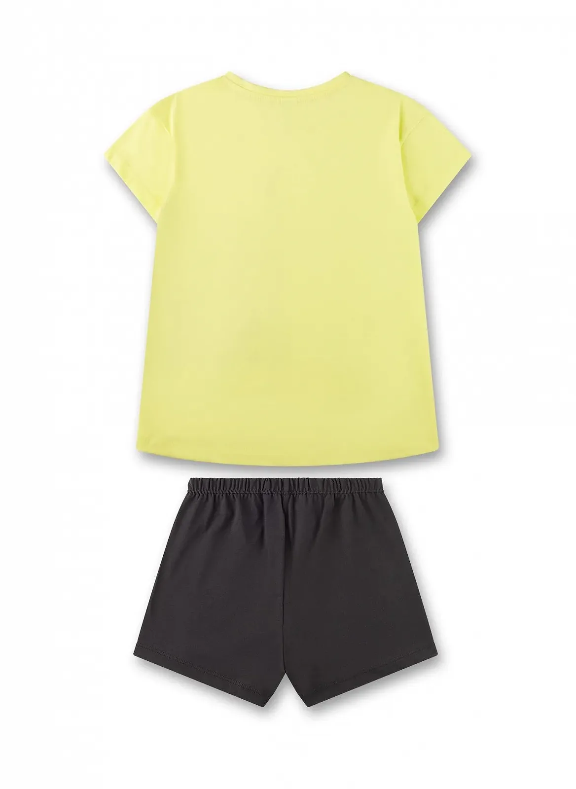 Піжама Sanetta для дівчаток Коротка Жовтий, фото №2 Піжама Sanetta для дівчаток Коротка Жовтий, фото №2