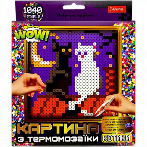 Термомозаика Фигурки на подставке Котики [tsi247033-TSI], фото №1